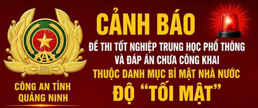📢 CẢNH BÁO THÔNG TIN GIẢ MẠO VỀ ĐỀ THI, ĐÁP ÁN KỲ THI TỐT NGHIỆP THPT NĂM 2026