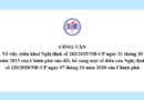 Công văn Về việc triển khai Nghị định số 283/2025/NĐ-CP ngày 31 tháng 10 năm 2025 của Chính phủ sửa đổi, bổ sung một số điều của Nghị định số 120/2020/NĐ-CP ngày 07 tháng 10 năm 2020 của Chính phủ