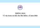 Thông báo Về việc hoàn trả tiền thu Bảo hiểm y tế năm 2026