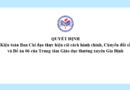 Quyết định Kiện toàn Ban Chỉ đạo thực hiện cải cách hành chính, Chuyển đổi số và Đề án 06 của Trung tâm Giáo dục thường xuyên Gia Định