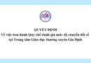 Quyết định Về việc ban hành Quy chế đánh giá mức độ chuyển đổi số tại Trung tâm Giáo dục thường xuyên Gia Định