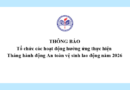 Kế hoạch Tổ chức các hoạt động hưởng ứng thực hiện Tháng hành động An toàn vệ sinh lao động năm 2026