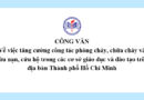 Công văn về việc tăng cường công tác phòng cháy, chữa cháy và cứu nạn, cứu hộ trong các cơ sở giáo dục và đào tạo trên địa bàn Thành phố Hồ Chí Minh