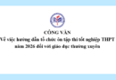 Công văn về việc hướng dẫn tổ chức ôn tập thi tốt nghiệp THPT năm 2026 đối với giáo dục thường xuyên